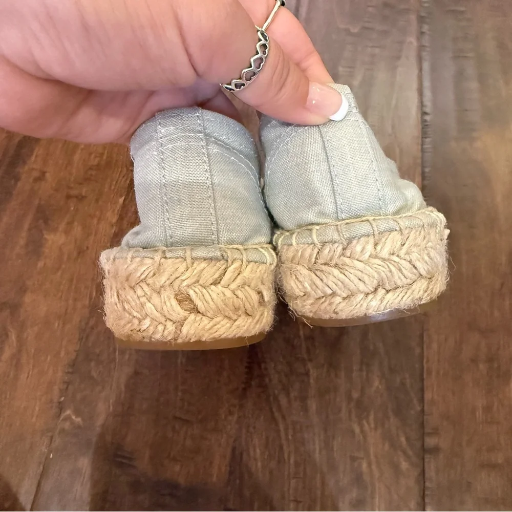 Soludos Mon Amour Smoking Slippers Size 6 Espadrille Parisian Embroidered